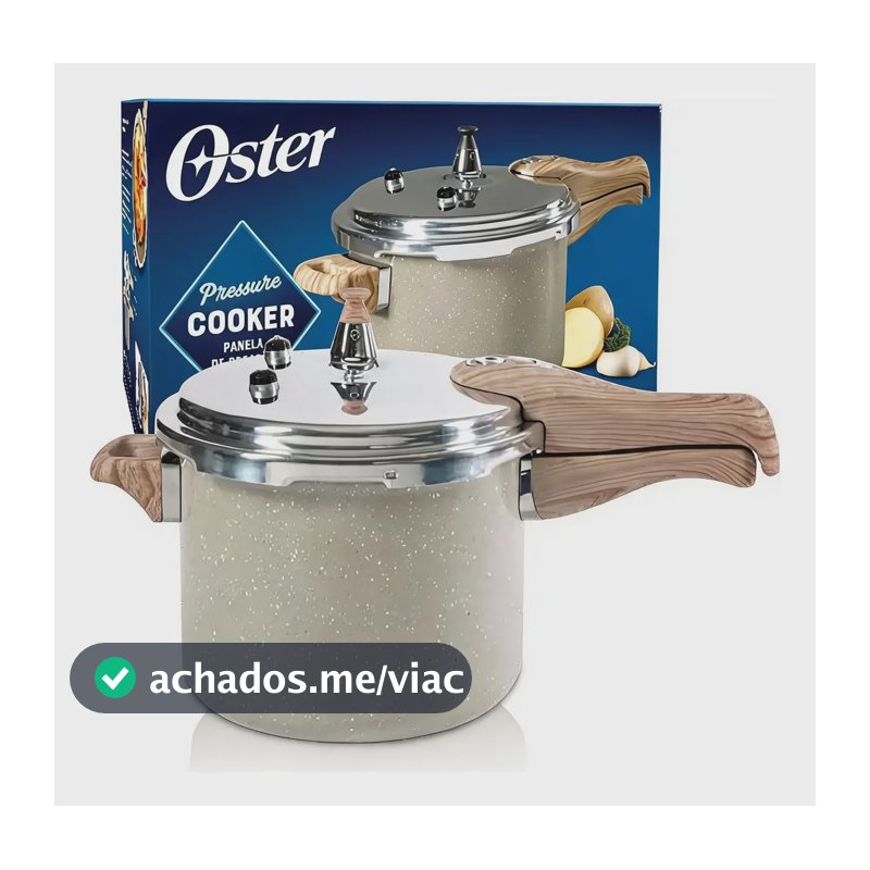 Panela De Pressão Oster 4,5l Indução Antiaderente Cerâmica Cream