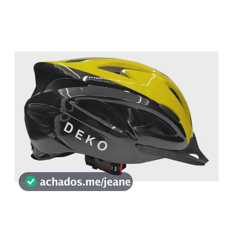 Capacete Com Sinalizador Led Bike Ciclismo Tipo Gts Cor Amarelo Tamanho G