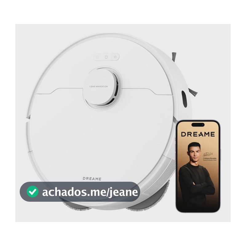 Dreame L40 Robô Aspirador E Passa Pano, 13000 Pa, Bivolt Branco