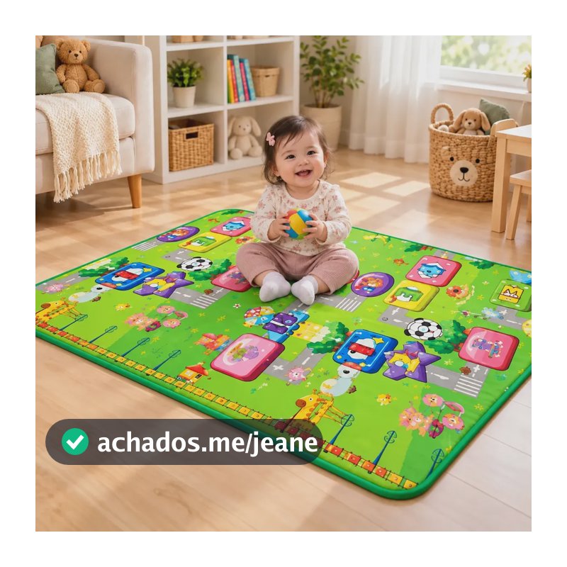 Tapete Infantil Térmico Atividades Bebê Educativo Dobrável