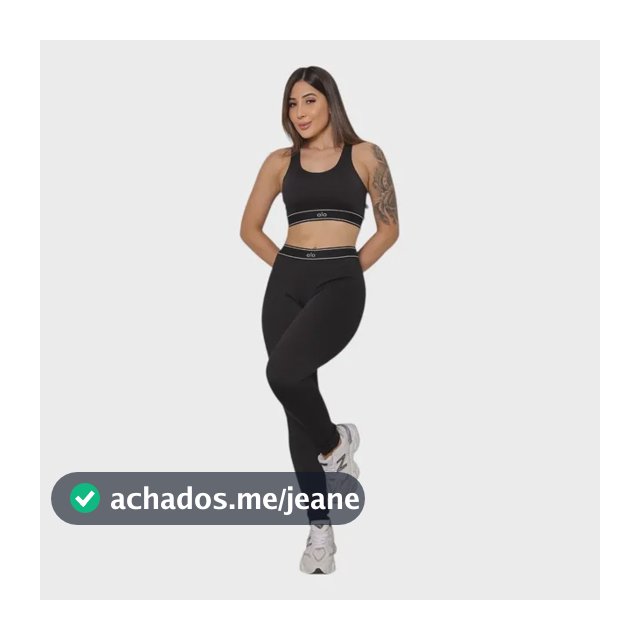 Conjunto Academia Alo Feminino Top Legging Esporte Fitness