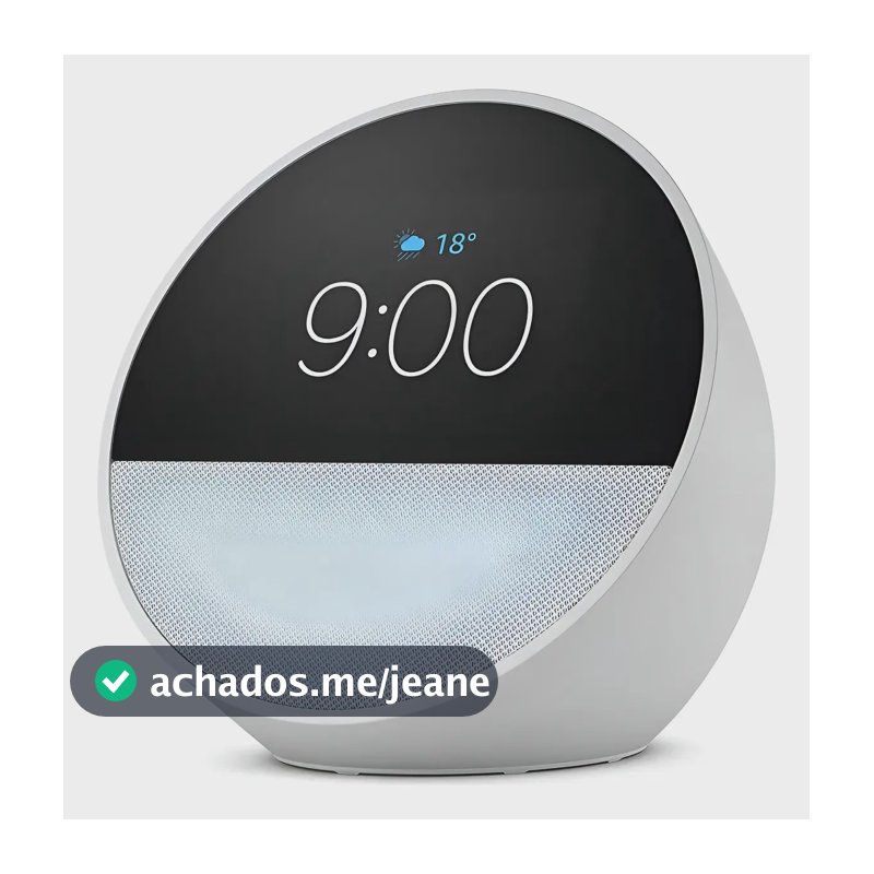 Amazon Alexa Echo Spot Alto-falante Assistente Virtual Branco
