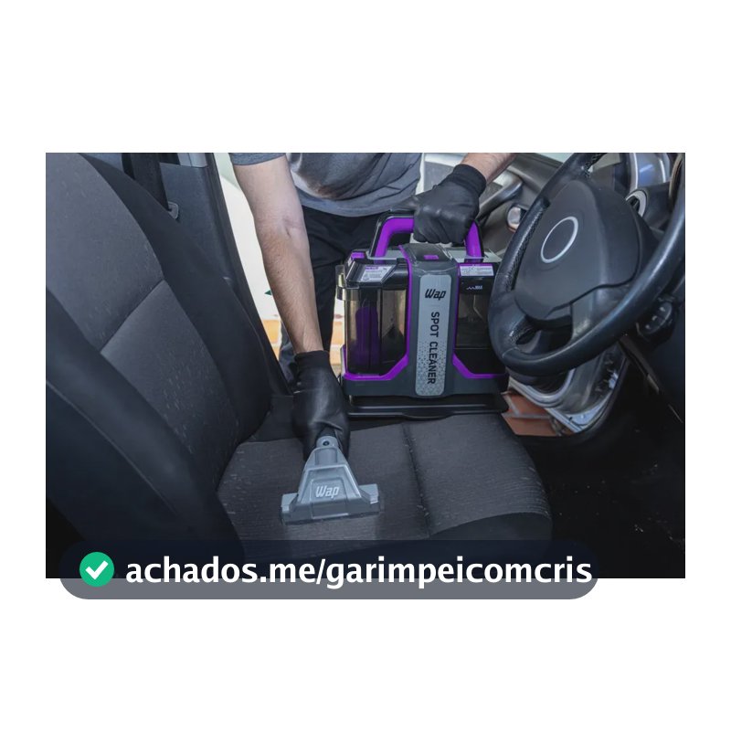 Extratora de Sujeira Portátil WAP Spot Cleaner W3 Borrifa Esfrega e Extrai 1450W de Potência e Bico de Autolimpeza