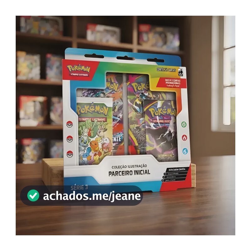 Box Pokémon Tcg Parceiros Iniciais Série 3 Original Lacrado Português