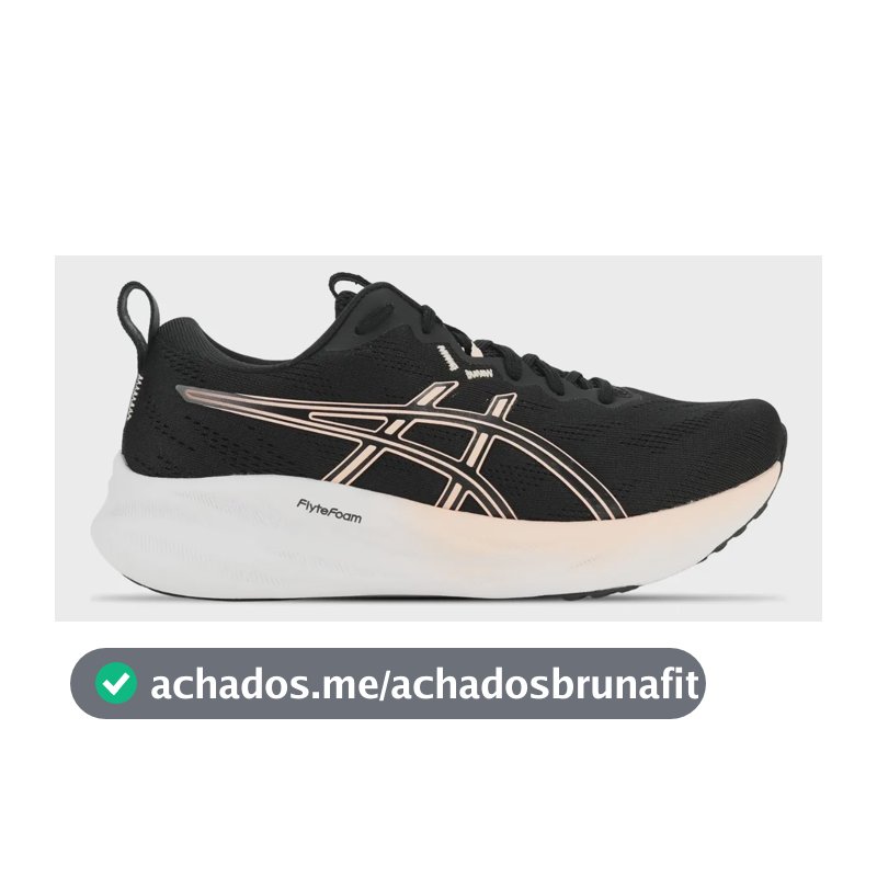 Tênis Feminino Gel-pulse 16 Asics Preto Liso 36 Br