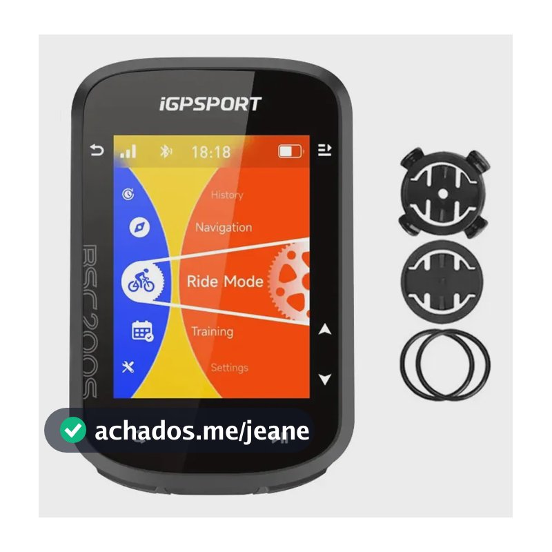Gps Bike Igpsport Bsc200s Ciclocomputador Rota Strava Com Nf