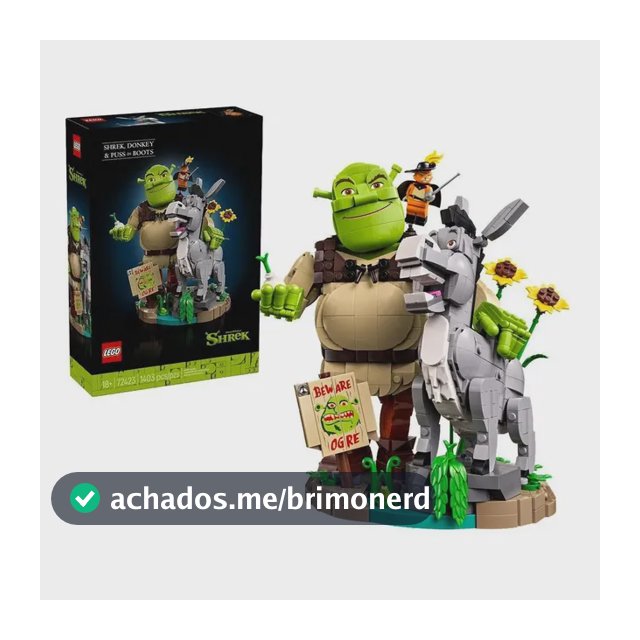 Lego Shrek Burro E Gato De Botas 1403