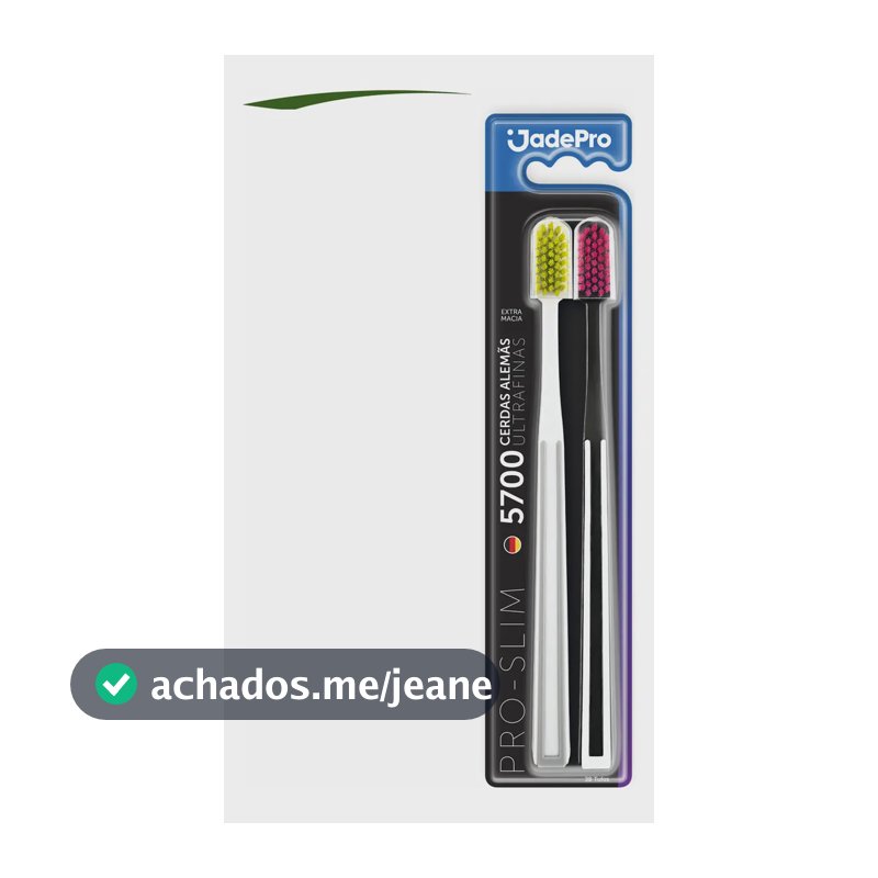 Escova Dental JadePro Pro Slim 5700 Cerdas Alemãs Ultrafinas