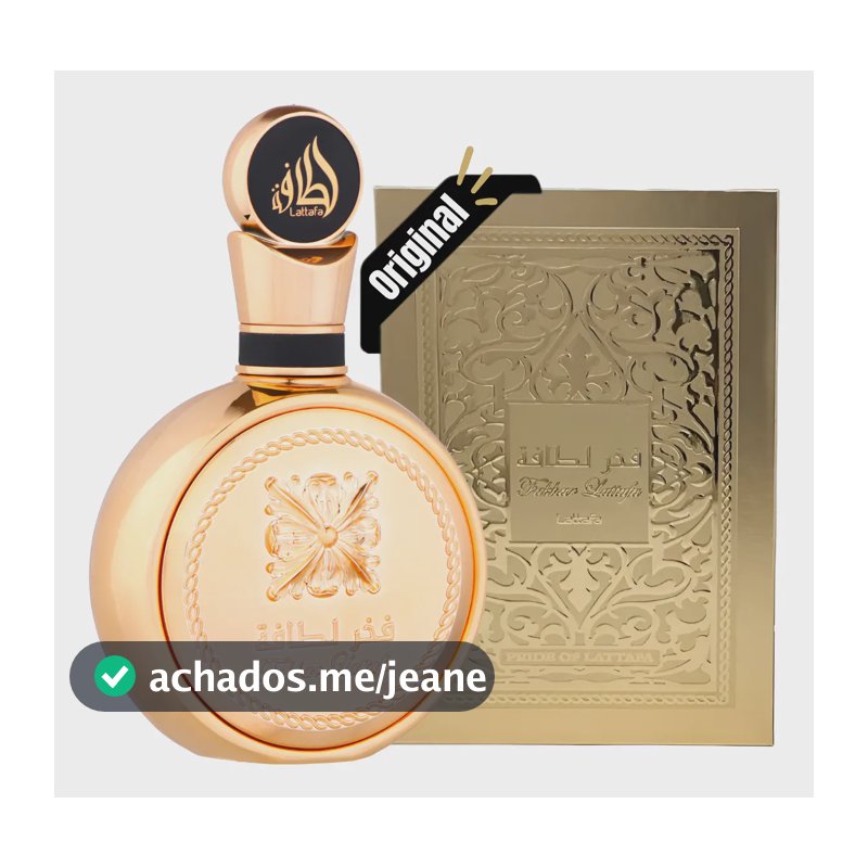Perfume Árabe Lattafa Fakhar Gold Extrait Eau De Parfum 100m