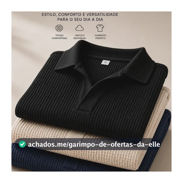 Kit  Camisas Gola Polo Camisetas Blusas