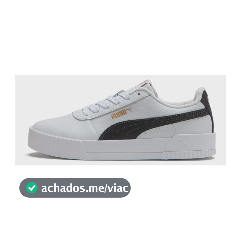 Tênis Carina Feminino Puma Branco E Preto 35 Br
