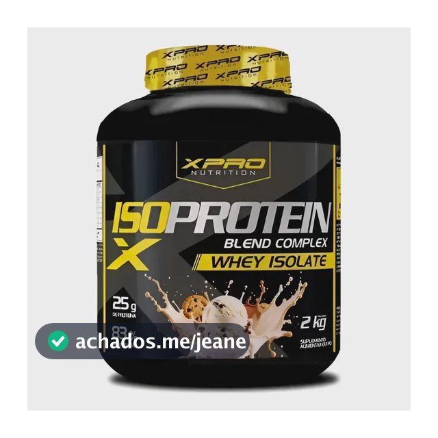 Whey Protein Iso X Blend Complex Protein 2kg Cookies