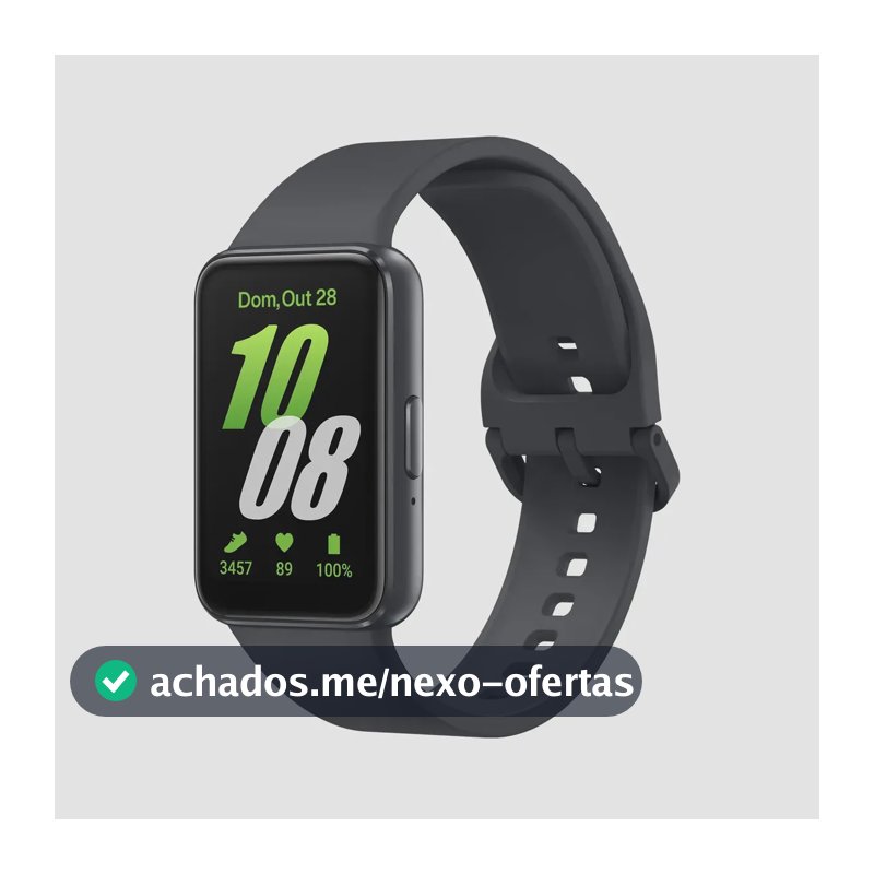 Samsung Galaxy Fit3 Pulseira Esportiva grafite