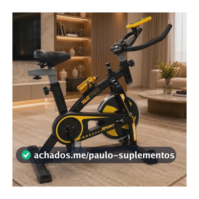 Bicicleta Ergométrica Spinning Maat Brand Inércia 13kg Profissional Fitness Suporta 140kg Academia Residencial