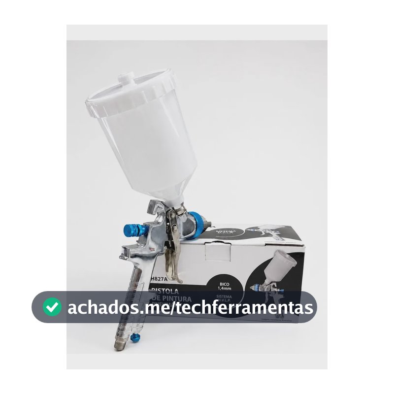 Pistola De Pintura Pneumática Hvlp 1.4mm Pdr H827a
