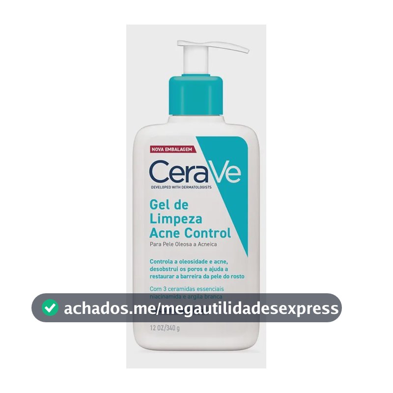Gel De Limpeza Acne Control Para Pele Oleosa 340g Cerave
