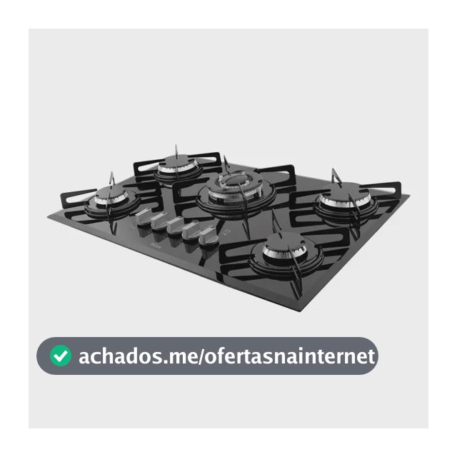 Cooktop Philco Cook Chef 5 TC Snap In Bisotê Cor Preto