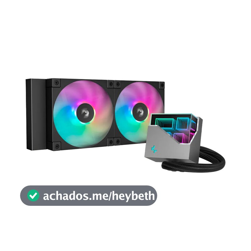 Water Cooler 240mm Deepcool Lt240 Preto