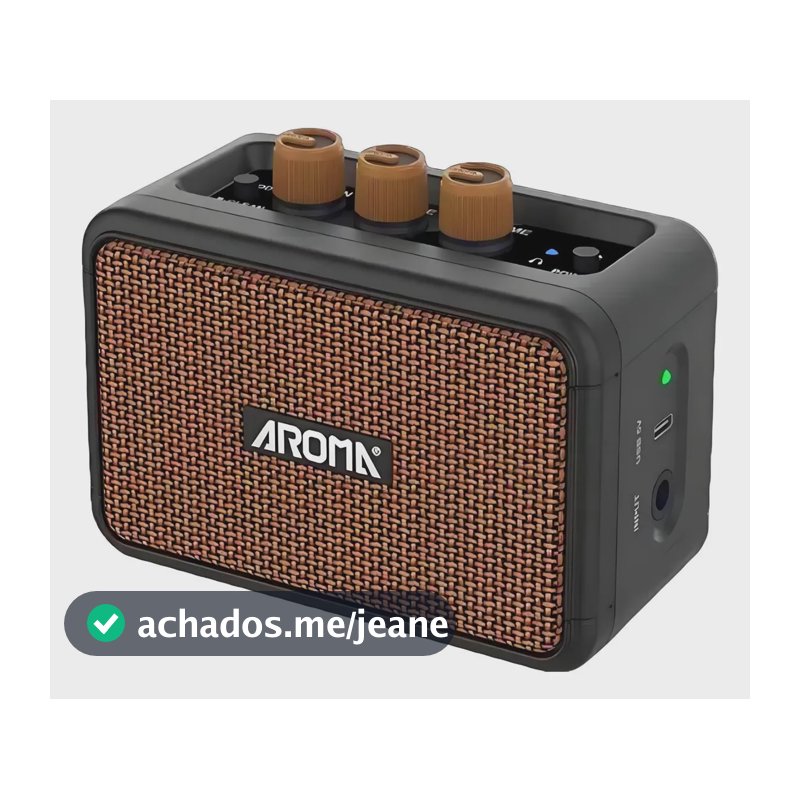 Aroma-AG-04 Alto-falante Portátil Mini Amplificador, Bluetooth, 5W