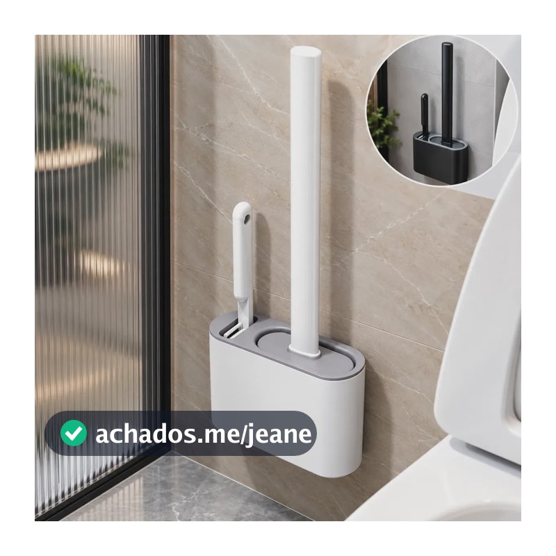 Escova De Silicone Para Vaso Sanitário 2em1 Para Banheiro Sortidos