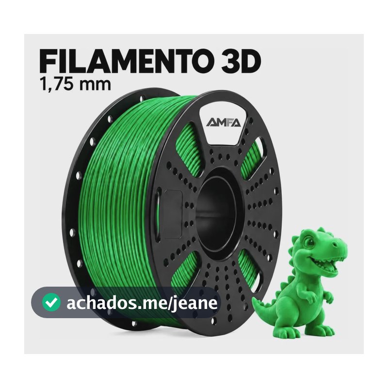 Filamento Petg Premium 1kg Speed Impressora 3d,cores Verde Verde