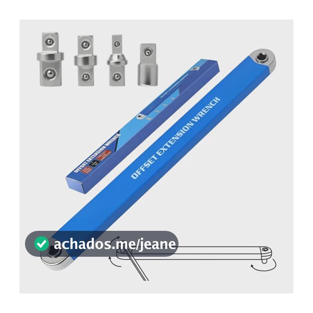 Conjunto De Chaves De Extensão De Catraca Offset De Aço