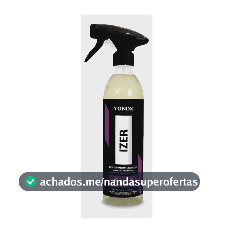 Izer 500ml Vonixx Limpa Rodas Descontaminante Ferroso