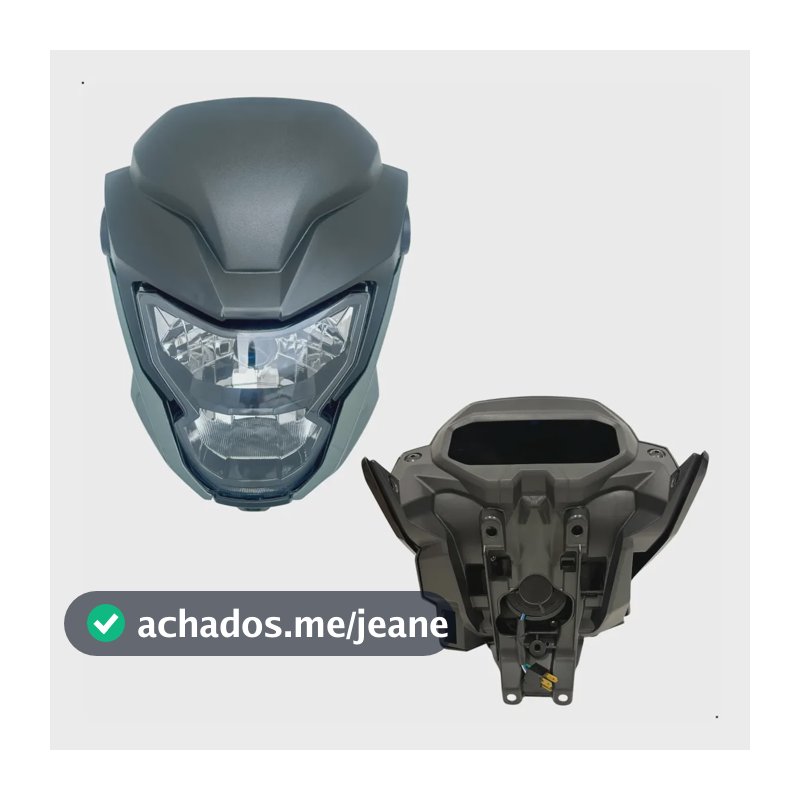 Frente Nova Titan 160 2025 Fan 160 Farol Start 160 2026 Prata Iron