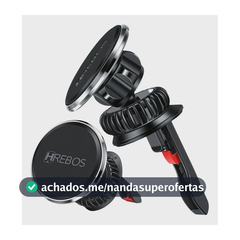 Suporte Celular Premium Veícular Magnético Ar Condicionado
