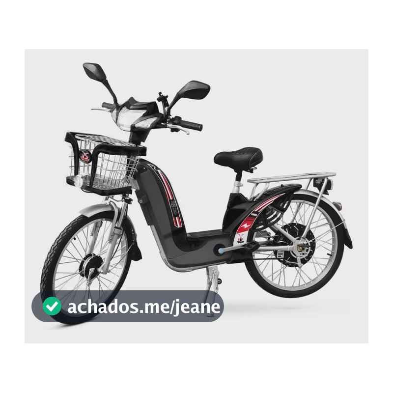 Bike Pop City Cor Preto Bateria Preta