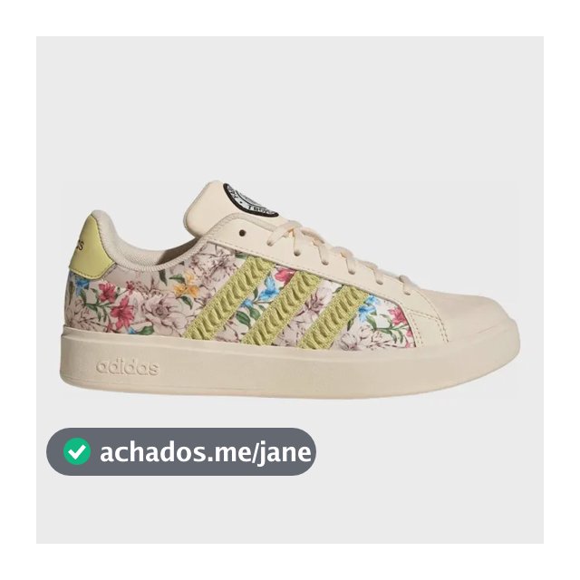 Tênis adidas Feminino Ki2750 Bege Liso 37 Br