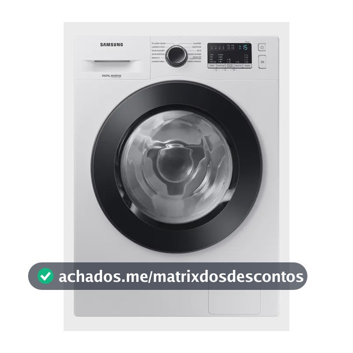 Lava E Seca Samsung Wd11m Com Digital Inverter Branca 11kg Cor Branco