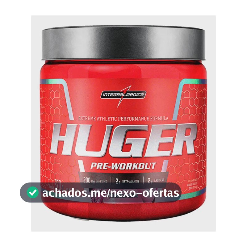 Pré Treino Huger Bubble Gum Pote Com 320g Integralmédica
