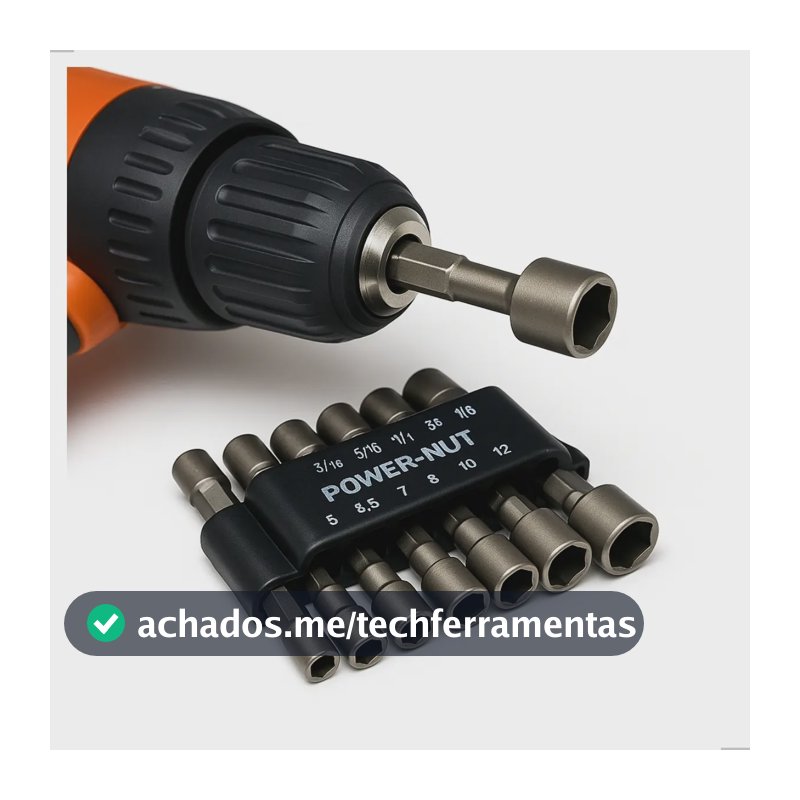 Jogo De Soquetes Canhão 14 Peças 5 - 12mm Aço Sextavado