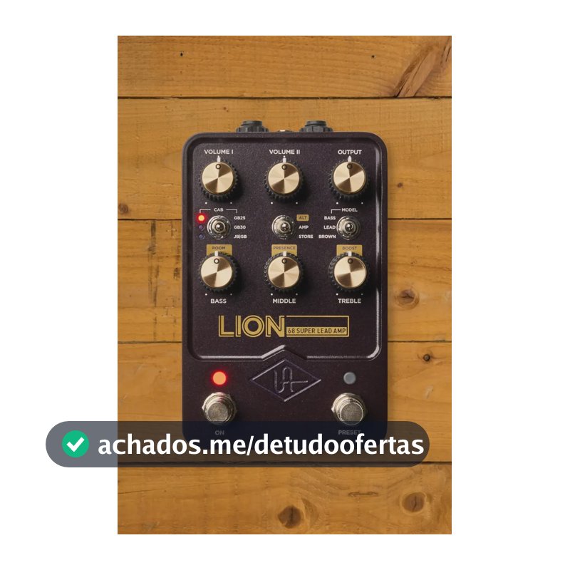 Pedal de Guitarra Universal Audio UAFX Lion '68 Super Lead Amp Overdrive