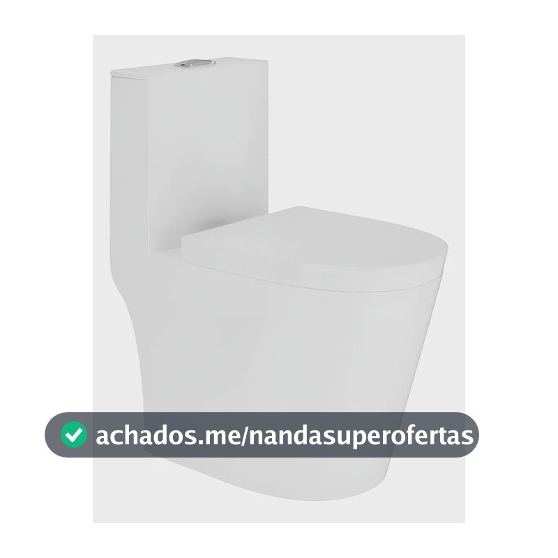 Vaso Sanitário Monobloco Caixa Acoplada Completo Privada Cor Branco Tubrax - VAB0003