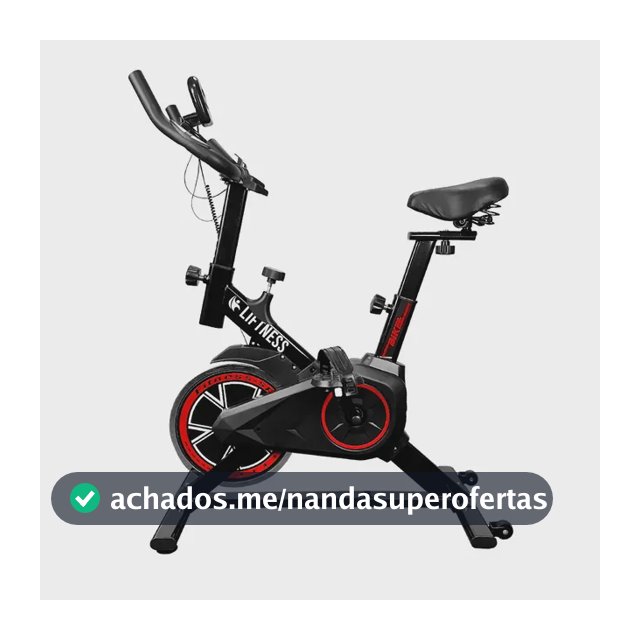 Bicicleta Ergometrica Spinning Liftness Profissional Para Cardio Fitness Musculação Atividade Física Inercia