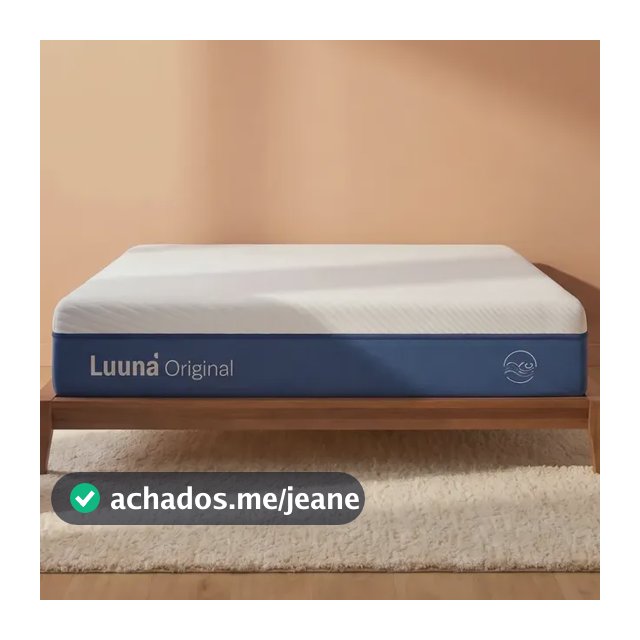 Colchão Queen Luuna Original, Espuma 24cm com Bloqueio de Movimento, 10 Anos de Garantia