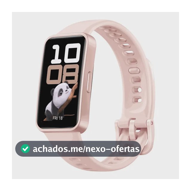 Smartwatch HUAWEI Band 10 Caixa de Polímeros Duráveis Análise do Sono em Nível Profissional Assistente de Bem-estar Emocional Relógio Smartwatch Compatível com Android e iOS Rosa