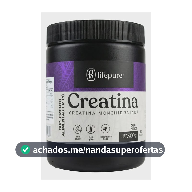 Creatina Monohidratada 100% Pura Lifepure 300g Neutro Neutro
