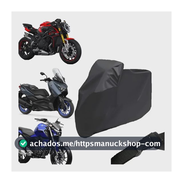 Capa Para Moto Forrada Impermeável Térmica Sol Chuva