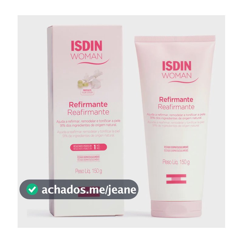 ISDIN Creme Firmador Corporal com Óleo de Rosa Mosqueta Woman Refirmante - 150g