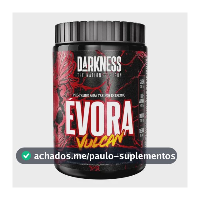 Pré Treino Évora Vulcan Spicy Melon 300g Darkness Spicy Mellon