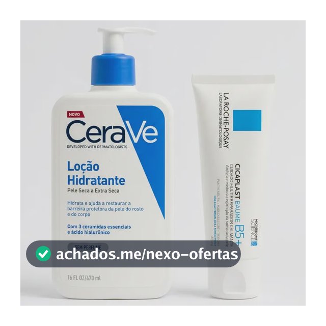 Kit Skincare Hidratante + Reparador: Cerave 473ml + La Roche-posay Cicaplast 40ml
