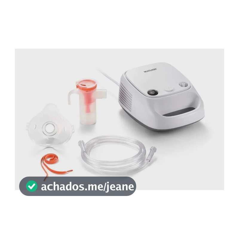Nebulizador compressor Multilaser NebPlus branco e laranja