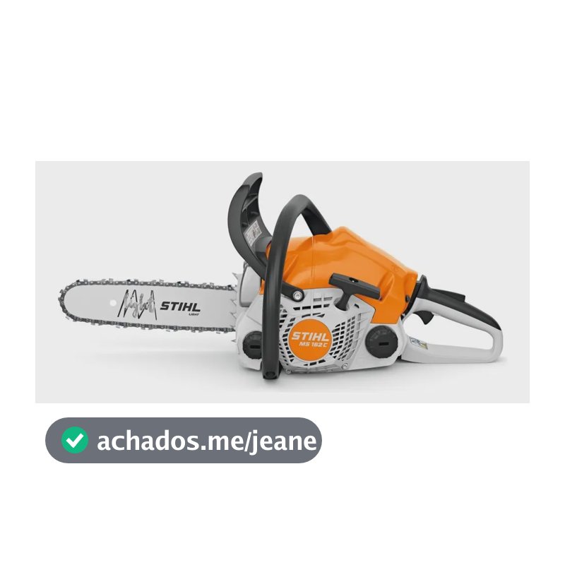 Motosserra A Gasolina Stihl Motosserra 30.1cc Laranja Ms 162 1.769hp Laranja