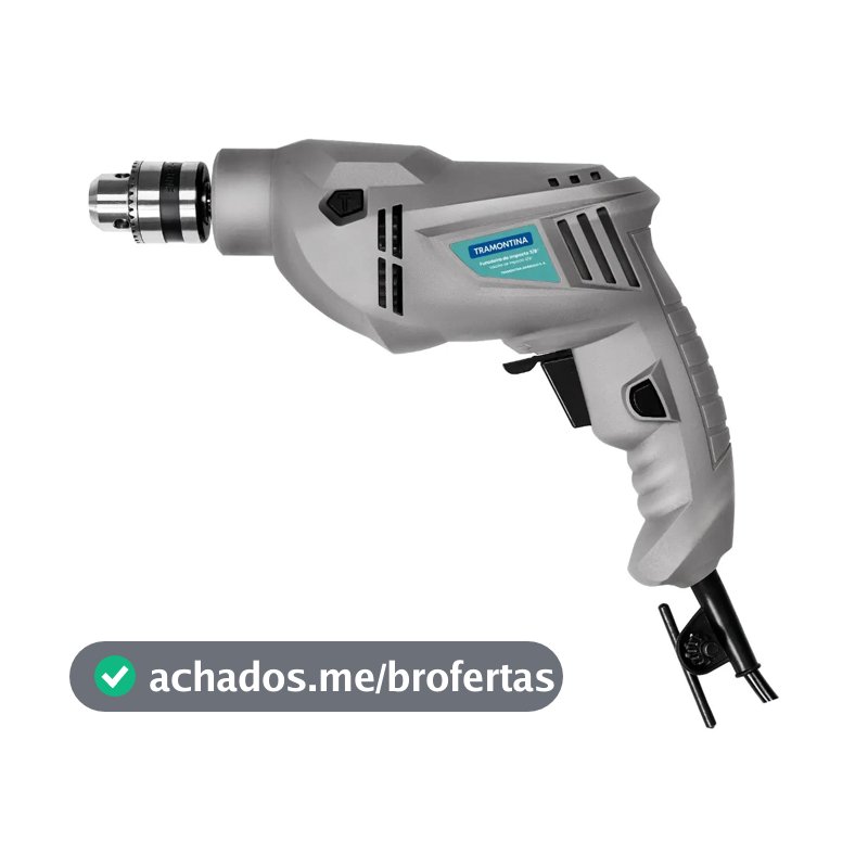 Furadeira De Impacto 500 W 3/8 Cinza Tramontina