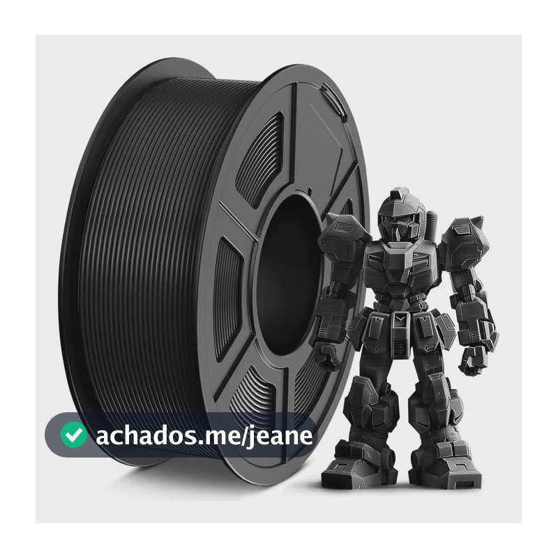 Petg Filamento De Impressora Premium 3d Petg 1,75mm 1kg Preto