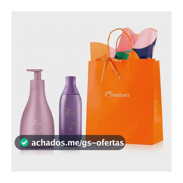 Kit Presente Luna: Body Splash Fascinante 200ml + Hidratante Corporal 300ml + Sacola P