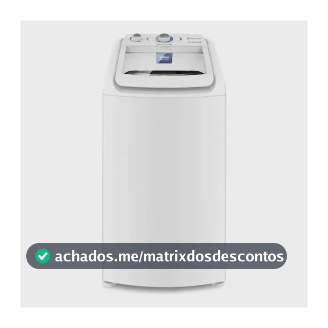 Lavadora De Roupas Electrolux 9kg 10 Programas De Lavagem B 110v Branco